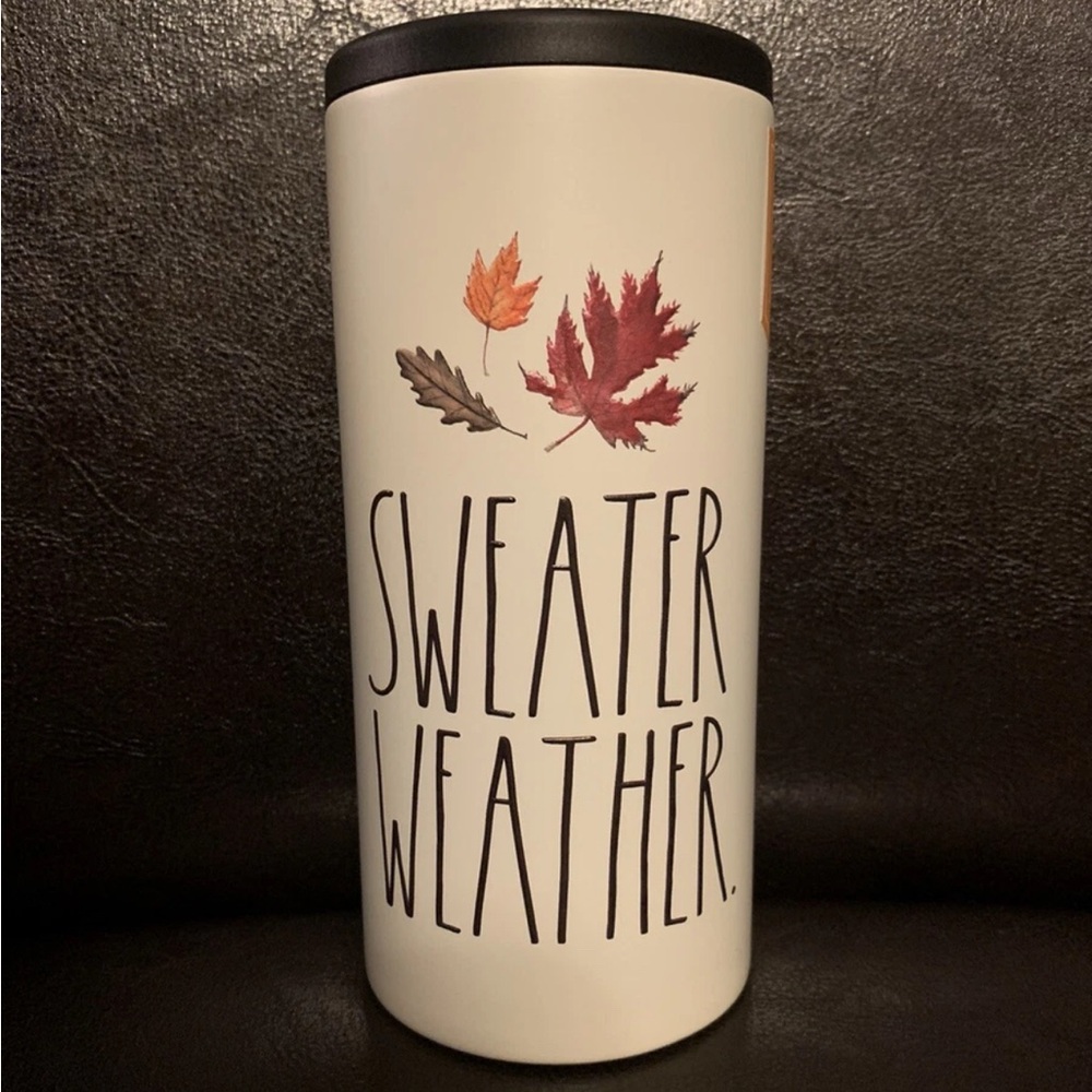 Rae Dunn SWEATER WEATHER  Slim-Can Cooler Perfect for Fall